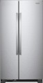 Whirlpool - 21.7 Cu. Ft. Side-by-Side Refrigerator - Monochromatic Stainless Steel