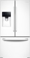 Samsung - 24.6 Cu. Ft. French Door Refrigerator with Thru-the-Door Ice and Water - White