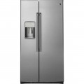 Café - Café Series 22.1 Cu. Ft. Side-by-Side Counter-Depth Refrigerator - Stainless steel