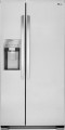LG - 22.1 Cu. Ft. Side-by-Side Refrigerator with Thru-the-Door Ice and Water - Stainless steel