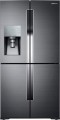 Samsung - 28.1 Cu. Ft. 4-Door Flex French Door Refrigerator - Fingerprint Resistant Black Stainless Steel