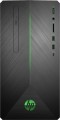 HP - Gaming Desktop - AMD Ryzen 7-Series - 16GB Memory - AMD Radeon RX 580 - 1TB Hard Drive + 128GB Solid State Drive - Shadow Black With A Brushed Hairline Pattern