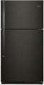 Whirlpool - 21.3 Cu. Ft. Top-Freezer Refrigerator - Black stainless steel