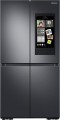 Samsung - 23 cu. ft. Smart Counter Depth 4-Door Flex™ Refrigerator with Family Hub™ & Beverage Center - Black stainless steel-6448503