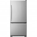 Amana - 18.6 Cu. Ft. Bottom-Freezer Refrigerator - Stainless steel
