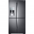 Samsung - ShowCase 27.8 Cu. Ft. 4-Door Flex French Door Refrigerator - Fingerprint Resistant Black Stainless Steel