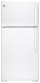 GE - 14.6 Cu. Ft. Top-Freezer Refrigerator - White-8702222