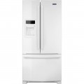 Maytag - 21.7 Cu. Ft. French Door Refrigerator - White on white