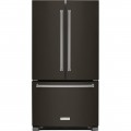 KitchenAid - 25.8 Cu. Ft. 5-Door French Door Refrigerator - Black stainless steel