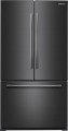 Samsung - 25.5 Cu. Ft. French Door Refrigerator - Fingerprint Resistant Black Stainless Steel
