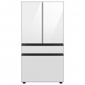 Samsung - Bespoke 23 cu. ft Counter Depth 4-Door French Door Refrigerator with AutoFill Water Pitcher - White Glass