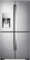 Samsung - ShowCase 28 Cu. Ft. 4-Door Flex French Door Refrigerator - Fingerprint Resistant Stainless Steel
