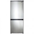 Danby - 9.2 Cu. Ft. Bottom-Freezer Refrigerator - Black/stainless steel look
