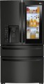 LG - 22.5 Cu. Ft. French InstaView Door-in-Door Counter-Depth Smart Wi-Fi Refrigerator - Matte Black Stainless Steel