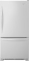 Whirlpool - 21.9 Cu. Ft. Bottom-Freezer Refrigerator - White on White