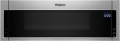 Whirlpool - 1.1 Cu. Ft. Low Profile Over-the-Range Microwave Hood Combination - Stainless steel--6196921
