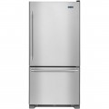 Maytag - 18.6 Cu. Ft. Bottom-Freezer Refrigerator - Stainless steel