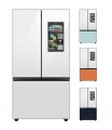 Samsung - 30 cu. ft. Bespoke 3-Door French Door Refrigerator with Family Hub - Custom Panel Ready