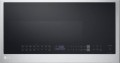 LG - 1.7 Cu. Ft. Convection Over-the-Range Microwave with Sensor Cooking and Air Fry - Stainless steel