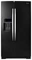 Whirlpool - 19.9 Cu. Ft. Side-by-Side Counter-Depth Refrigerator - Black Ice-6623297