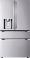 LG - 28.6 Cu. Ft. 4-Door French Door Smart Refrigerator with Full-Convert Drawer - Stainless Steel--6553175