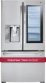 LG - 23.5 Cu. Ft. French InstaView Door-in-Door Counter-Depth Smart Wi-Fi Enabled Refrigerator - Stainless steel