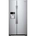 Whirlpool - 21.4 Cu. Ft. Side-by-Side Refrigerator - Monochromatic Stainless Steel