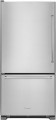 KitchenAid - 22.1 Cu. Ft. Bottom-Freezer Refrigerator - Stainless steel