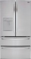 LG - 28.6 Cu. Ft. 4-Door French Door Smart Refrigerator with Water Dispenser - Stainless steel
