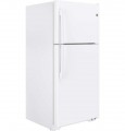 GE - 18.2 Cu. Ft. Frost-Free Top-Freezer Refrigerator - White