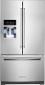 KitchenAid - 27 Cu. Ft. French Door Refrigerator with External Water and Ice Dispenser - Stainless steel-6534858