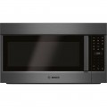 Bosch - 800 Series 1.8 Cu. Ft. Convection Over-the-Range Microwave - Black stainless steel