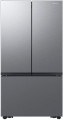 Samsung - 27 cu. ft. 3-Door French Door Counter Depth Smart Refrigerator with Dual Auto Ice Maker - Fingerprint Resistant Stainless Look-