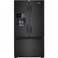 Whirlpool - 24.7 Cu. Ft. French Door Refrigerator - Black