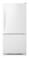 Whirlpool - 18.5 Cu. Ft. Bottom-Freezer Refrigerator - White on White