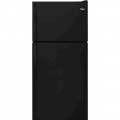 Whirlpool - 18.2 Cu. Ft. Top-Freezer Refrigerator - Black-6354270