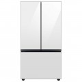 Samsung - Bespoke 30 cu. ft 3-Door French Door Refrigerator with AutoFill Water Pitcher - White Glass