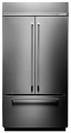 KitchenAid - 24.2 Cu. Ft. French Door Built-In Refrigerator - Stainless steel