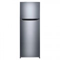 LG - Large Capacity 24” Wide Compact Top-Mount Refrigerator - Platinum Silver