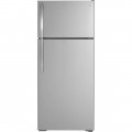 GE - 17.5 Cu. Ft. Top-Freezer Refrigerator - Stainless steel-6390235