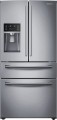 Samsung - 28.2 Cu. Ft. 4-Door French Door Refrigerator with Thru-the-Door Ice and Water - Stainless steel