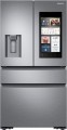 Samsung - Family Hub 22.2 Cu. Ft. Counter Depth 4-Door French Door - Fingerprint Resistant Stainless Steel