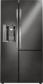 LG - Door-in-Door 26.0 Cu. Ft. Side-by-Side Refrigerator with Thru-the-Door Ice and Water - Black stainless steel