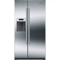 Bosch - 300 Series 20.2 Cu. Ft. Side-by-Side Counter-Depth Refrigerator - Stainless steel