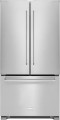 KitchenAid - 21.9 Cu. Ft. French Door Counter-Depth Refrigerator - Stainless steel