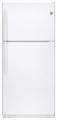 GE - 18.2 Cu. Ft. Top-Freezer Refrigerator - White
