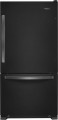 Whirlpool - 22.1 Cu. Ft. Bottom-Freezer Refrigerator - Black stainless steel