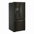 Whirlpool - 19.7 Cu. Ft. French Door Refrigerator - Black stainless steel