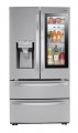 LG - 28 Cu. Ft. 4-Door French Door Smart Refrigerator with Dual Ice with Craft Ice and InstaView - Stainless steel