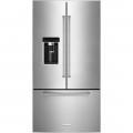 KitchenAid - 23.7 Cu. Ft. French Door Counter-Depth Refrigerator - Stainless steel